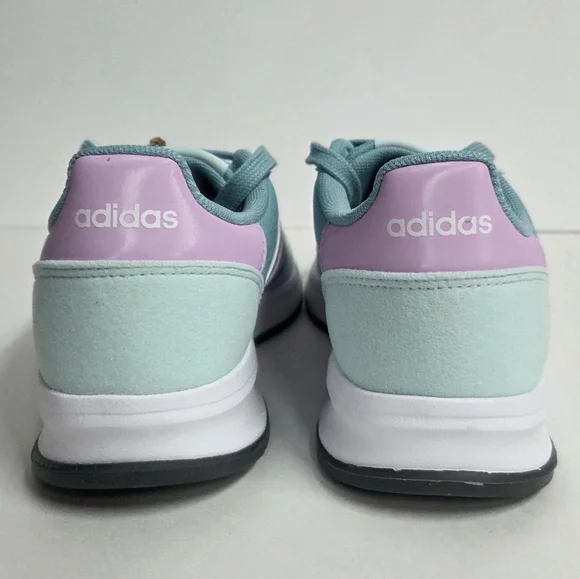 Size 6 - Adidas Run 70s 2.0 J Mint Lilac Sneakers - Picture 6 of 10